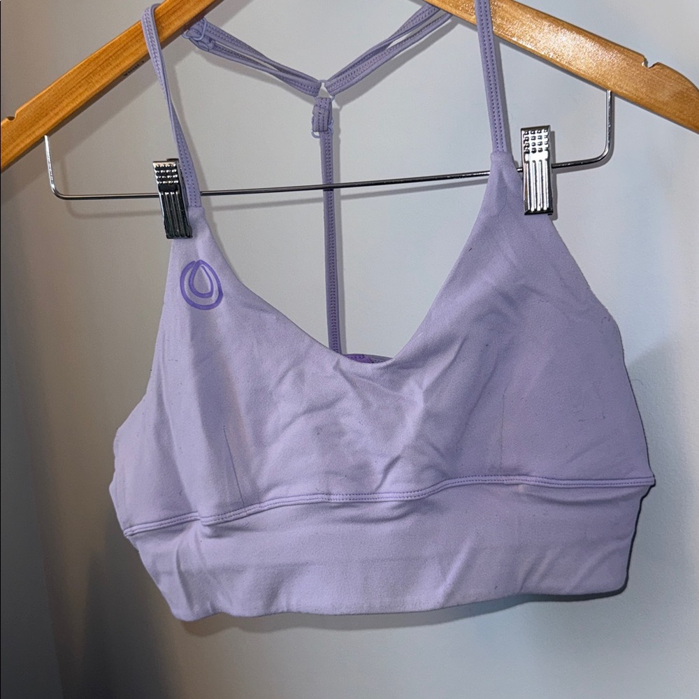 Adjustable racer back Monat sports bra size large